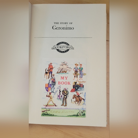 VTG THE STORY OF GERONIMO BY JIM KJELGAARD SIGNATURE BOOK HARDBACK With DJ 1958 - Picture 5 of 14